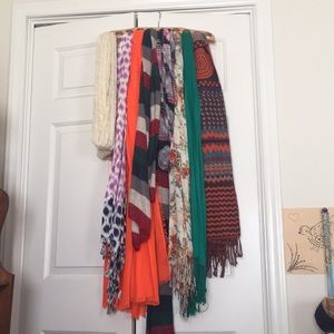 8 scarves for $20 total